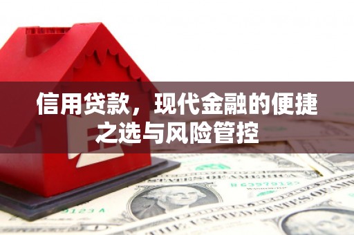 增城信用贷款，现代金融的便捷之选与风险管控