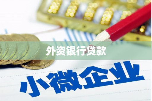 瑞芳外资银行贷款