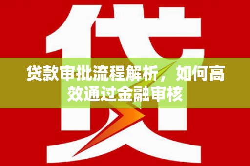 图们贷款审批流程解析，如何高效通过金融审核