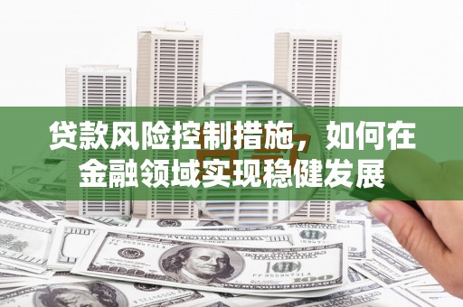 集贤贷款风险控制措施，如何在金融领域实现稳健发展