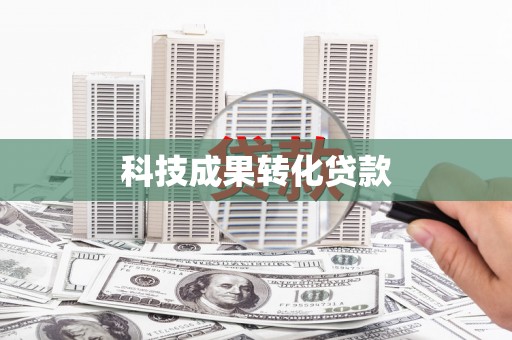漳县科技成果转化贷款