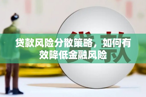 榆树贷款风险分散策略，如何有效降低金融风险