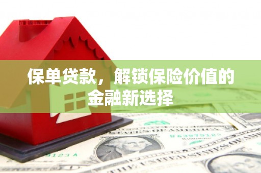 永靖保单贷款，解锁保险价值的金融新选择