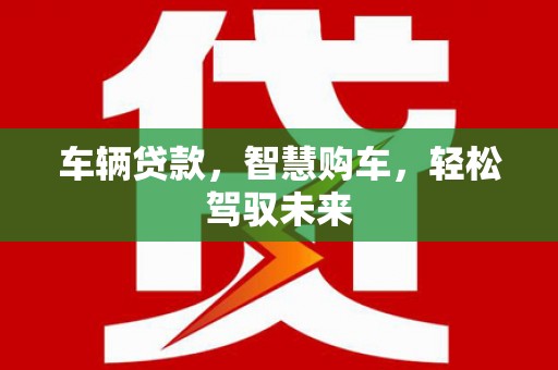 沈北新区车辆贷款，智慧购车，轻松驾驭未来