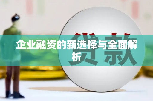 台南企业融资的新选择与全面解析